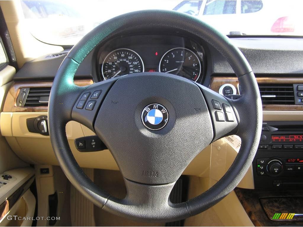 2006 3 Series 330i Sedan - Alpine White / Beige photo #26