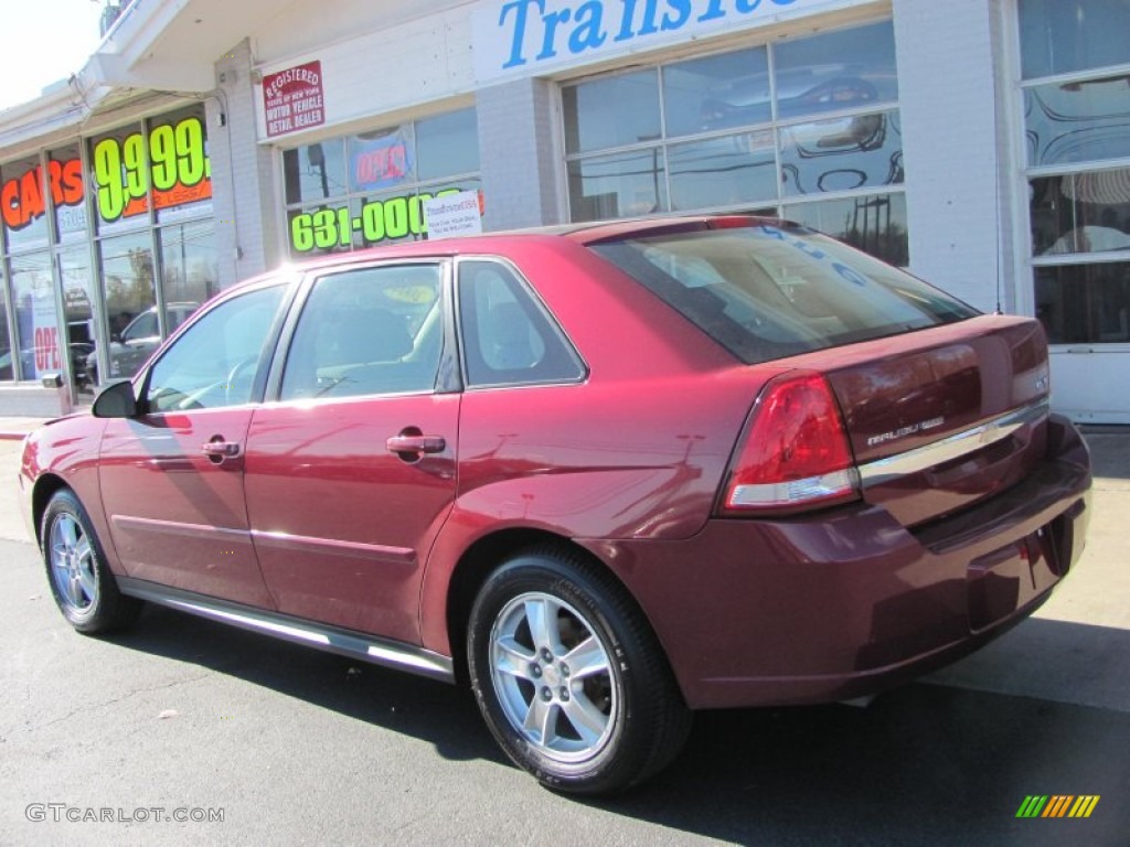 2004 Malibu Maxx LS Wagon - Sport Red Metallic / Gray photo #15