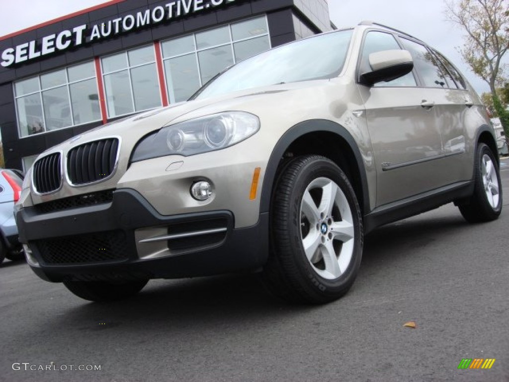 2007 X5 3.0si - Platinum Bronze Metallic / Sand Beige photo #1