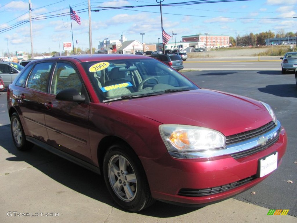 2004 Malibu Maxx LS Wagon - Sport Red Metallic / Gray photo #20