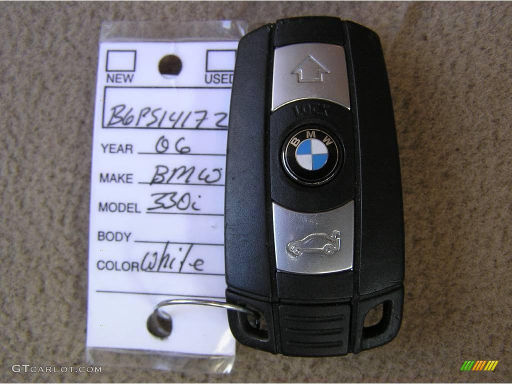 2006 3 Series 330i Sedan - Alpine White / Beige photo #28