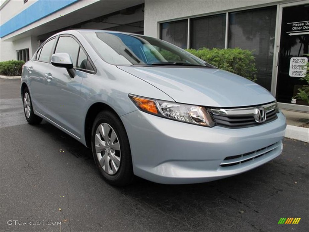 Cool Mist Metallic 2012 Honda Civic LX Sedan Exterior Photo #56164979