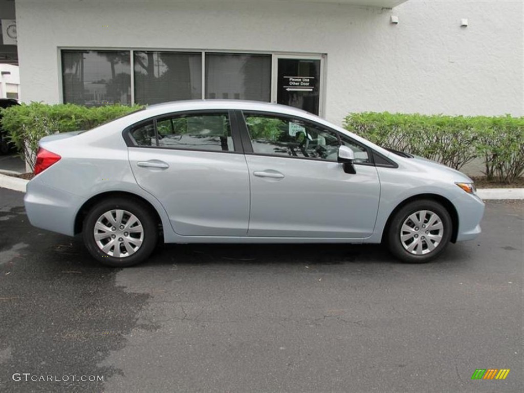 Cool Mist Metallic 2012 Honda Civic LX Sedan Exterior Photo #56164988