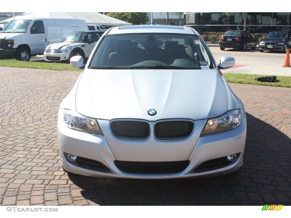 2011 3 Series 328i Sedan - Titanium Silver Metallic / Black Dakota Leather photo #2