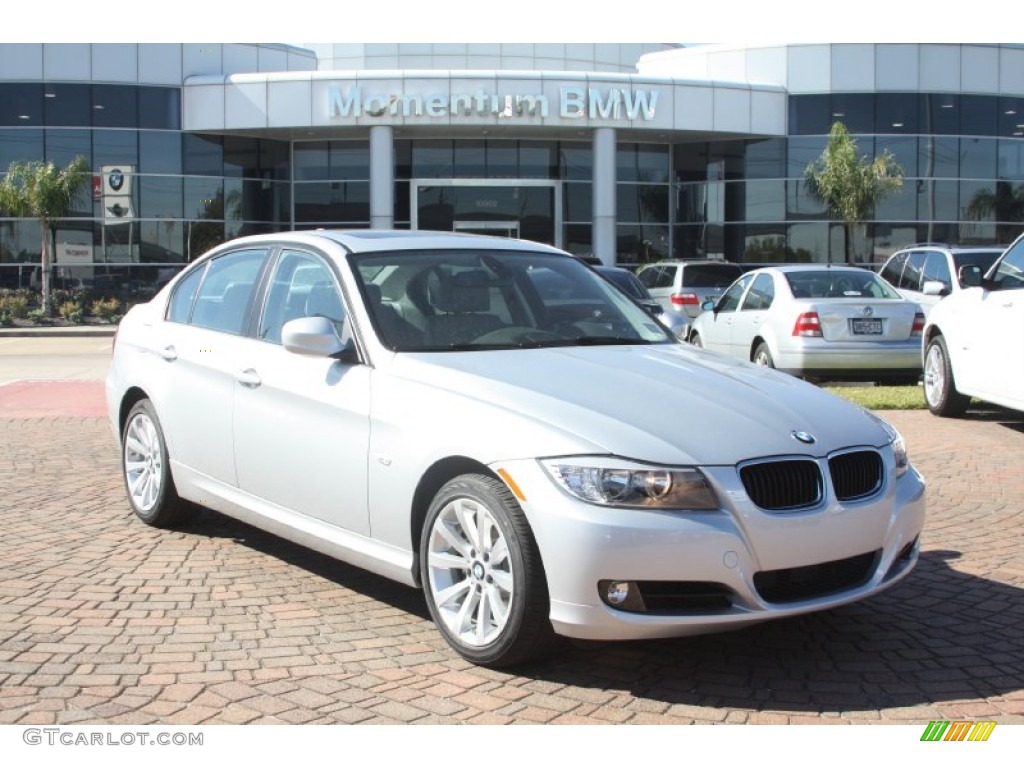 2011 3 Series 328i Sedan - Titanium Silver Metallic / Gray Dakota Leather photo #1