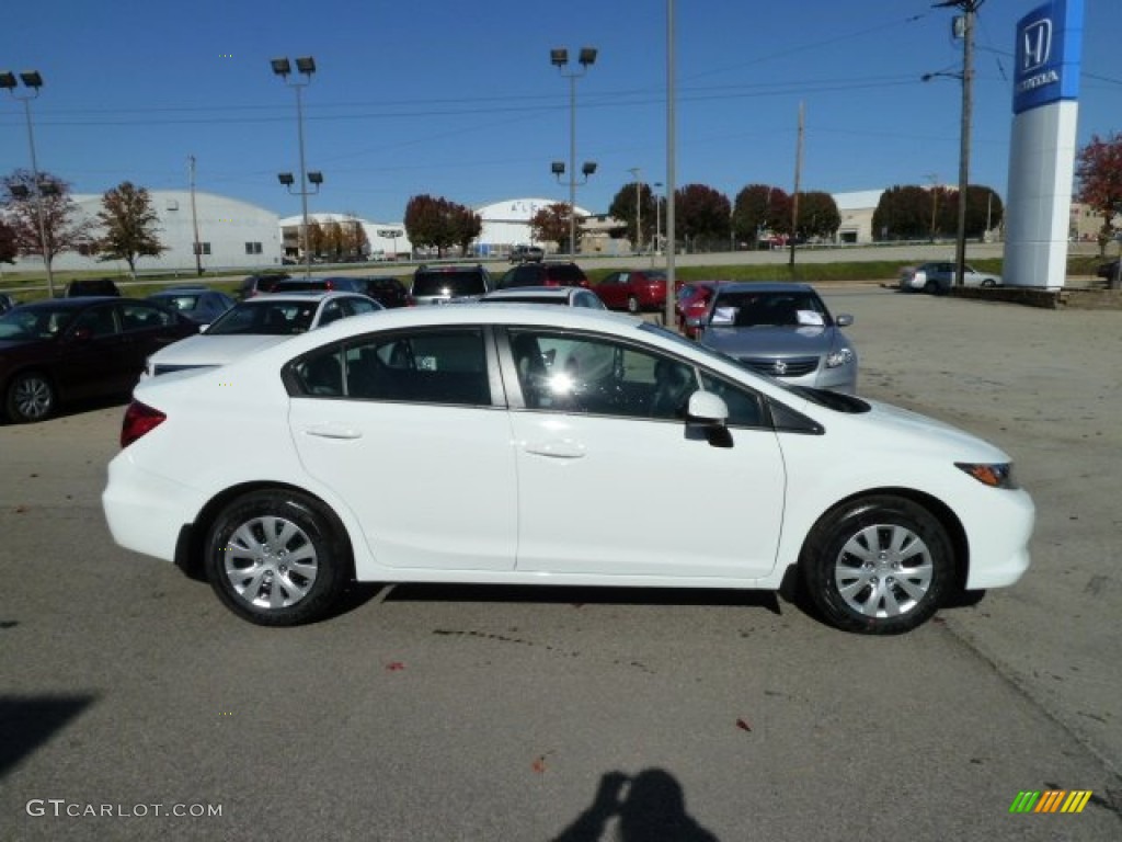 Taffeta White 2012 Honda Civic LX Sedan Exterior Photo #56166119