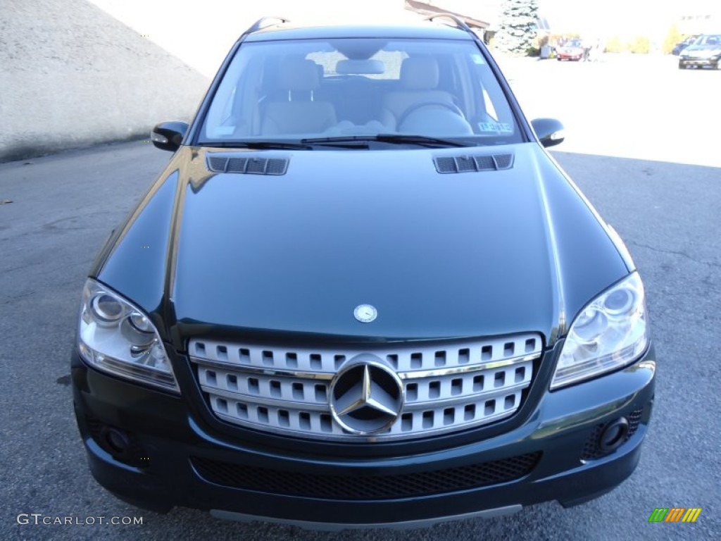 2008 ML 350 4Matic - Jade Green Metallic / Macadamia photo #3