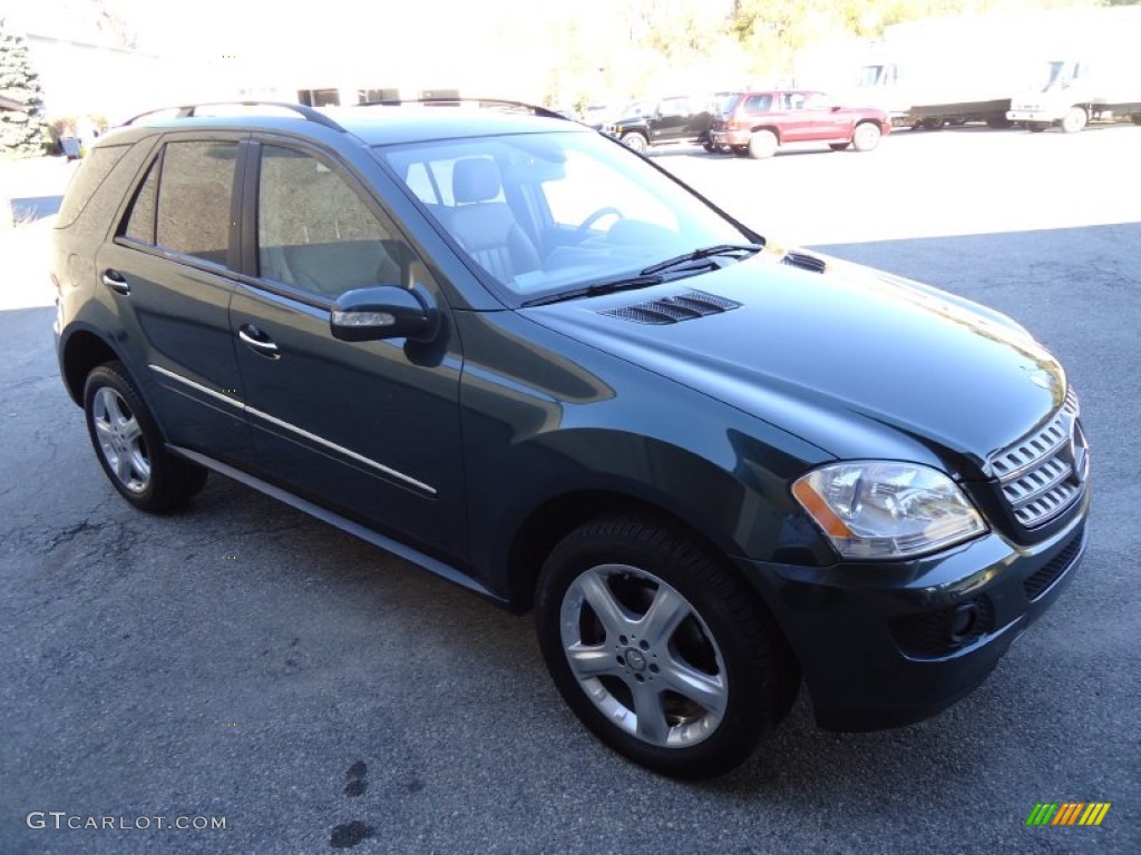 2008 ML 350 4Matic - Jade Green Metallic / Macadamia photo #4