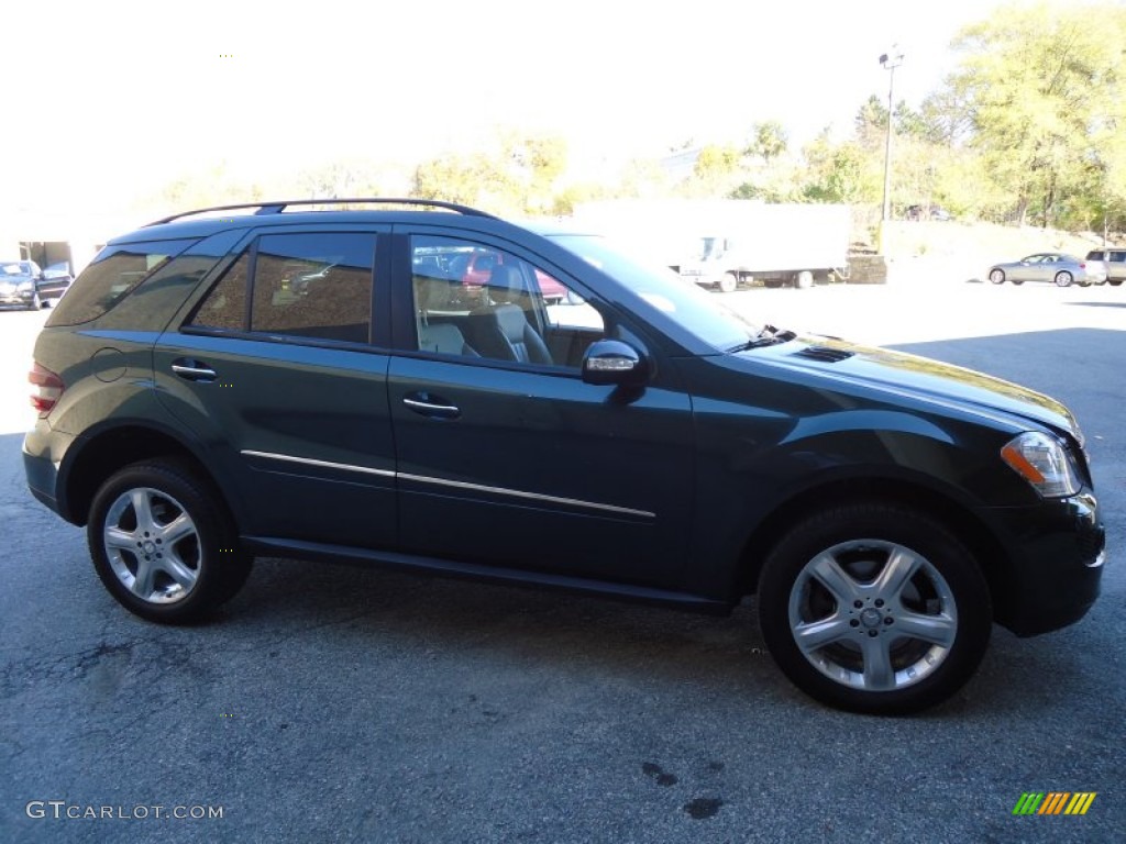 2008 ML 350 4Matic - Jade Green Metallic / Macadamia photo #6