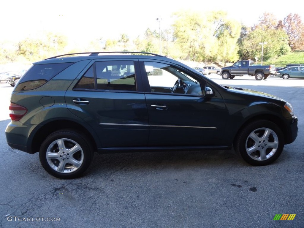 2008 ML 350 4Matic - Jade Green Metallic / Macadamia photo #7