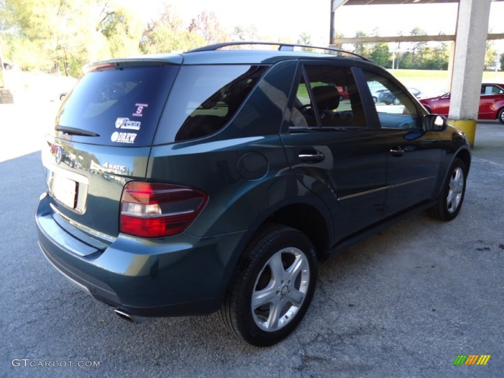 2008 ML 350 4Matic - Jade Green Metallic / Macadamia photo #8