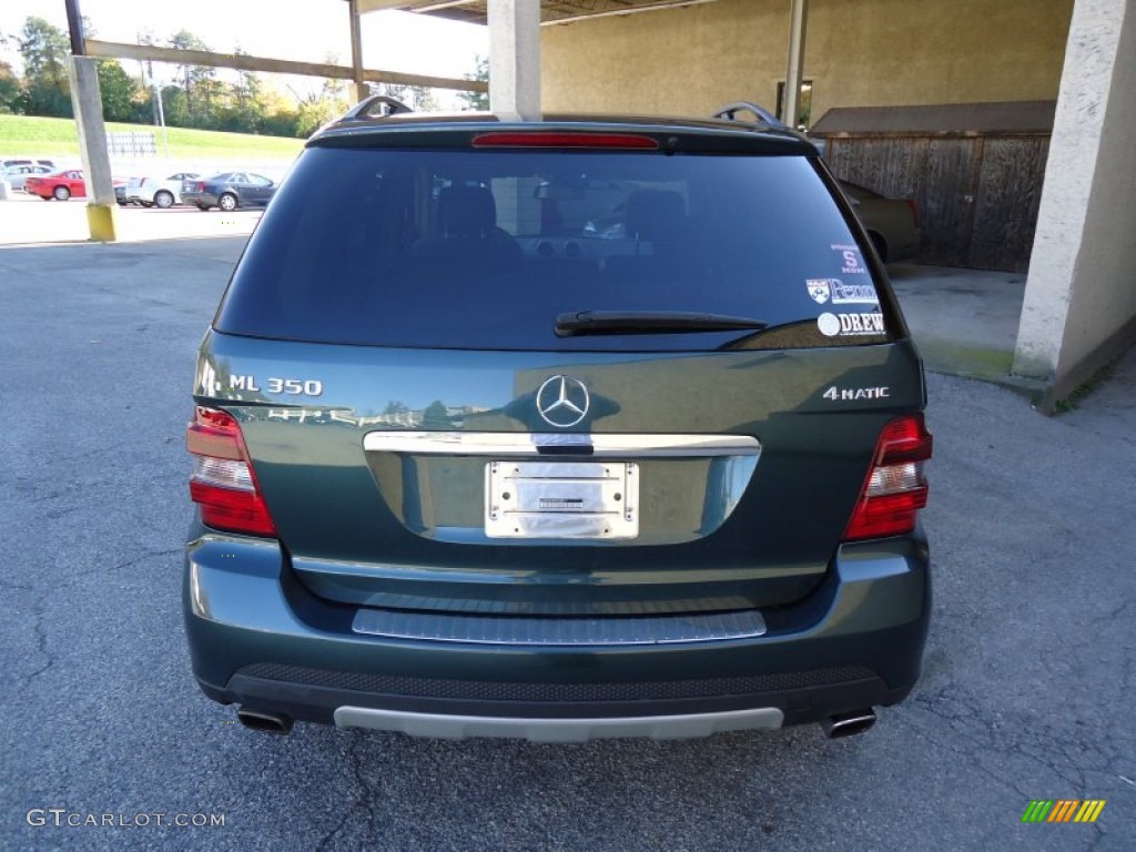 2008 ML 350 4Matic - Jade Green Metallic / Macadamia photo #9