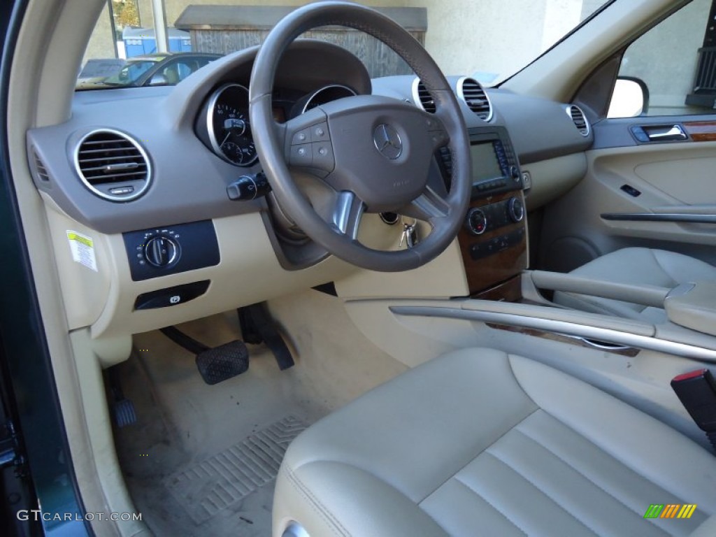 2008 ML 350 4Matic - Jade Green Metallic / Macadamia photo #12