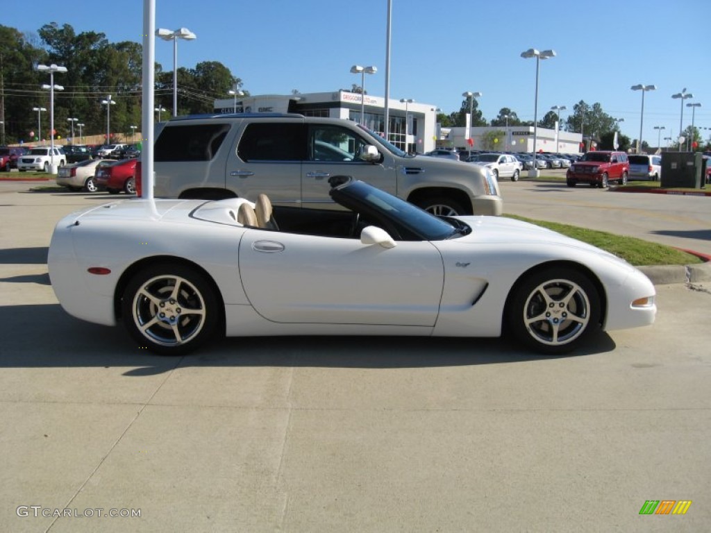 Speedway White 2003 Chevrolet Corvette Convertible Exterior Photo #56166785