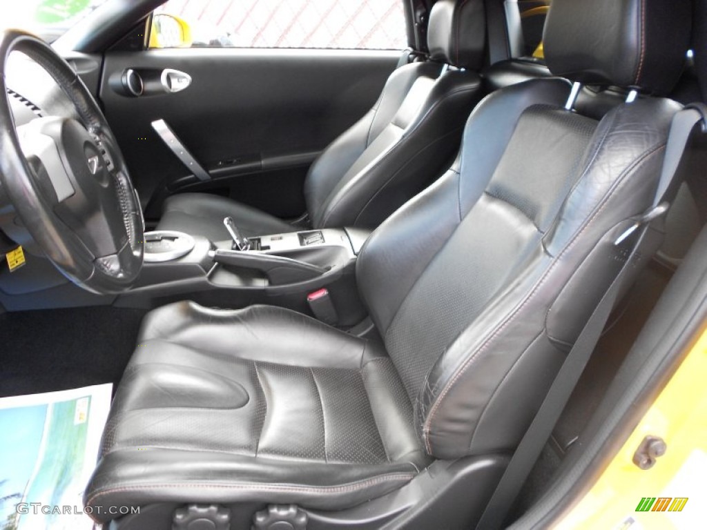 Charcoal Interior 2005 Nissan 350Z Touring Roadster Photo #56166974