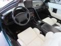 White 1993 Chevrolet Corvette Convertible Interior Color