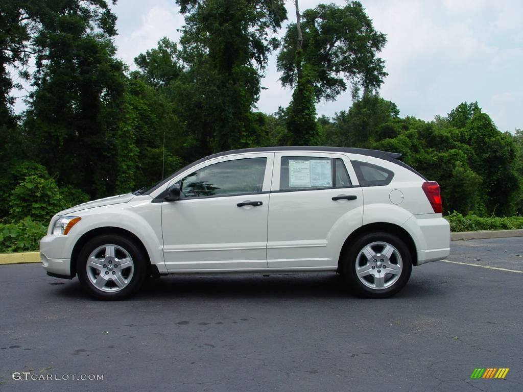 2008 Caliber SXT - Stone White / Dark Slate Gray photo #1