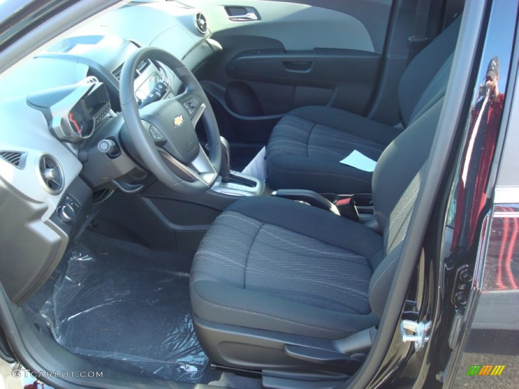 2012 Sonic LT Hatch - Black / Jet Black/Dark Titanium photo #2