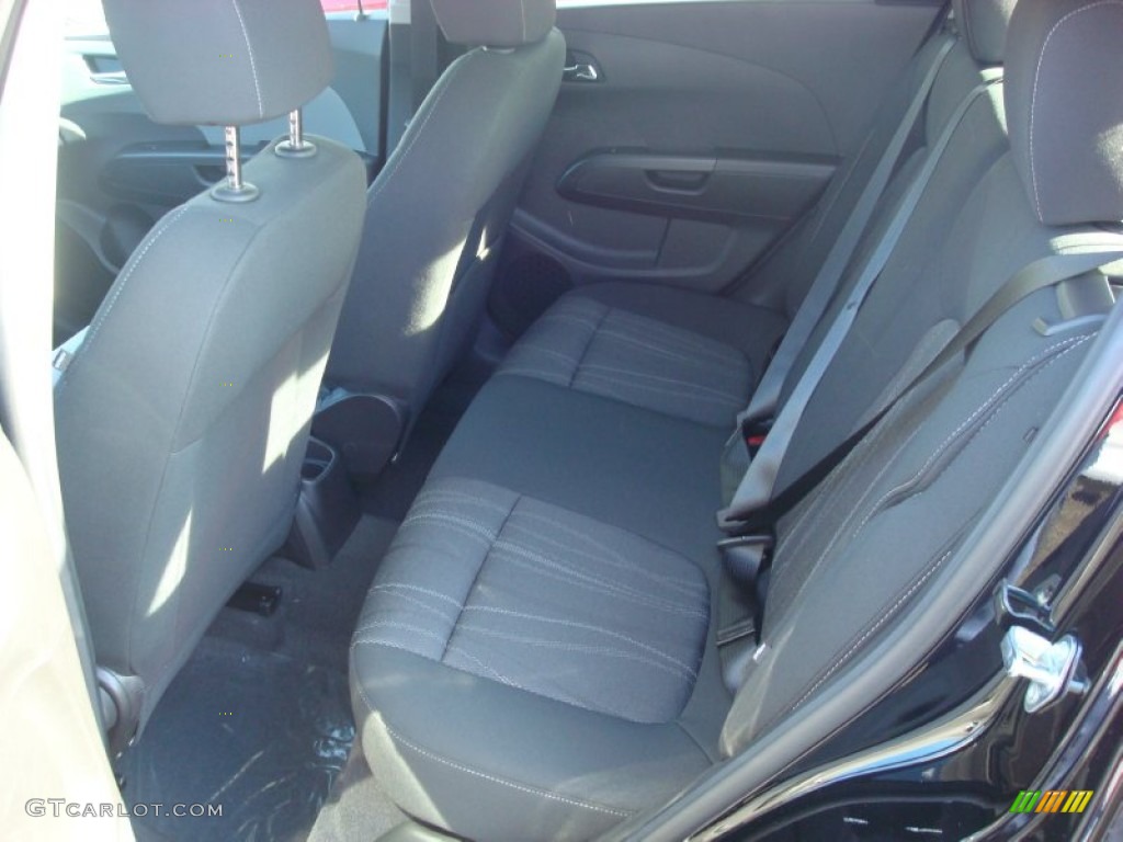 2012 Sonic LT Hatch - Black / Jet Black/Dark Titanium photo #3