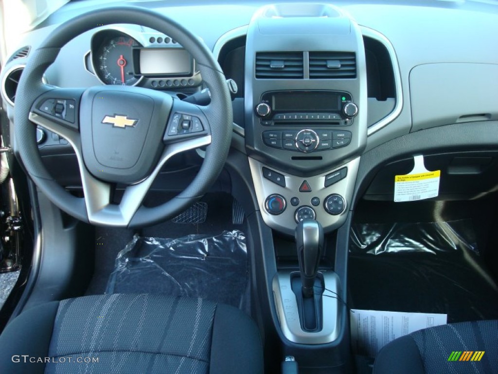 2012 Chevrolet Sonic LT Hatch Jet Black/Dark Titanium Dashboard Photo #56168792