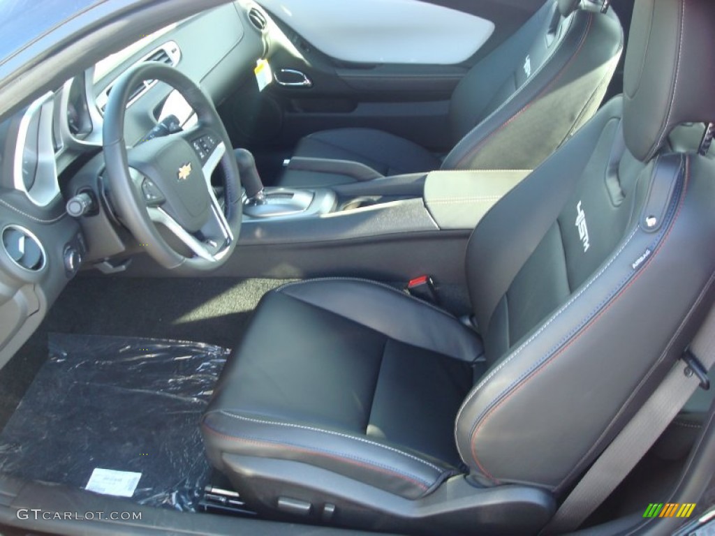 Jet Black Interior 2012 Chevrolet Camaro SS 45th Anniversary Edition Coupe Photo #56168855