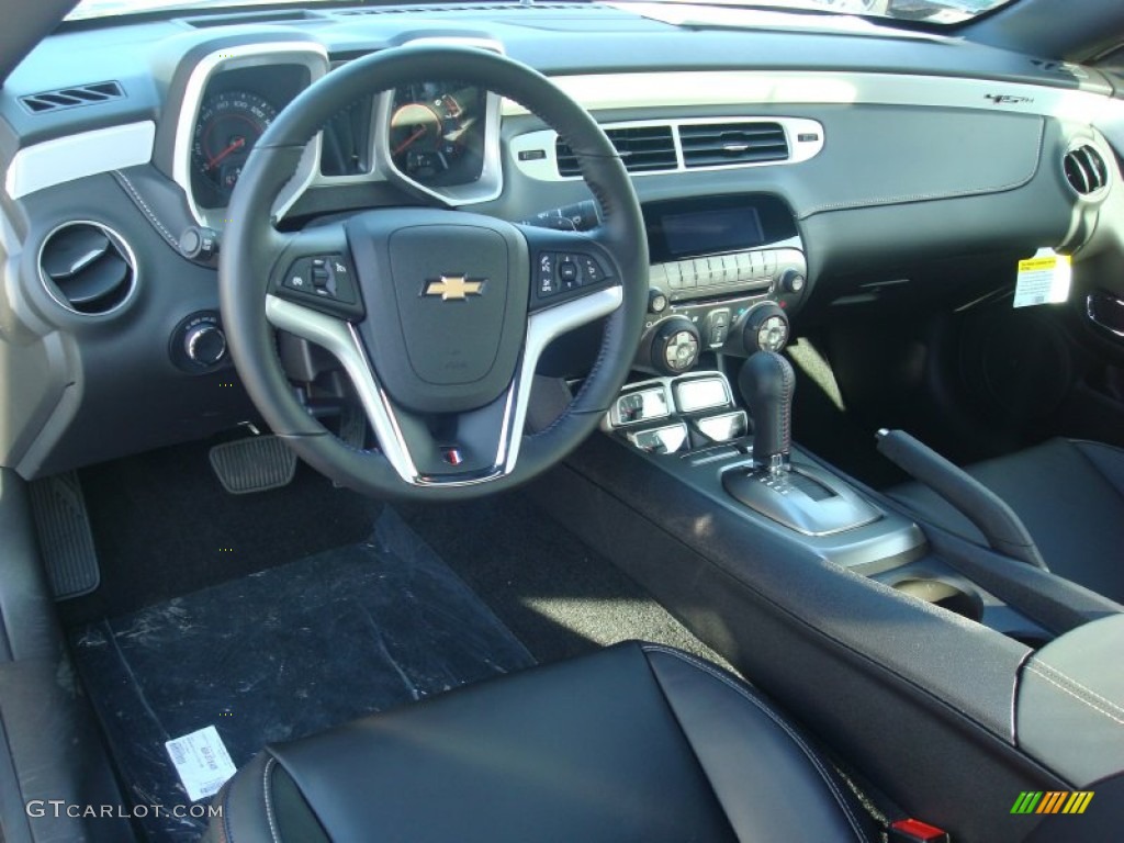 Jet Black Interior 2012 Chevrolet Camaro SS 45th Anniversary Edition Coupe Photo #56168864