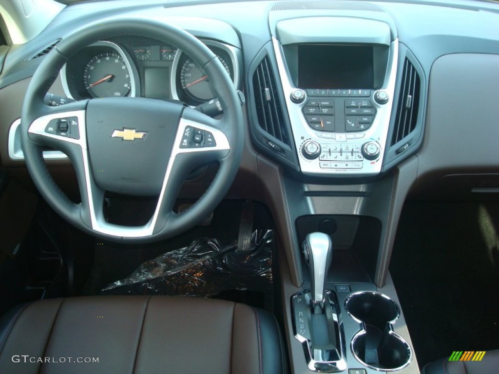 2012 Chevrolet Equinox LTZ AWD Brownstone/Jet Black Dashboard Photo #56169239