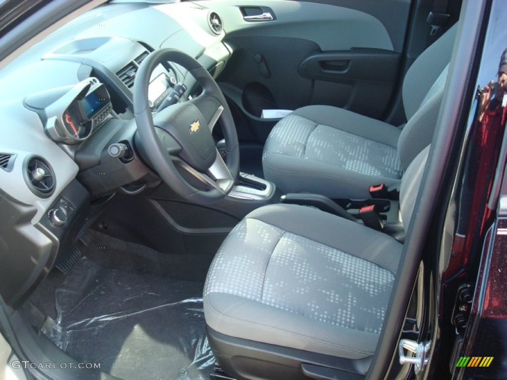 Jet Black/Dark Titanium Interior 2012 Chevrolet Sonic LS Hatch Photo #56169295