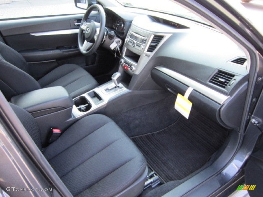 Off Black Interior 2010 Subaru Legacy 2.5i Sedan Photo #56170156