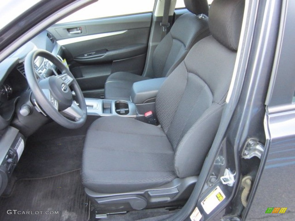 Off Black Interior 2010 Subaru Legacy 2.5i Sedan Photo #56170165