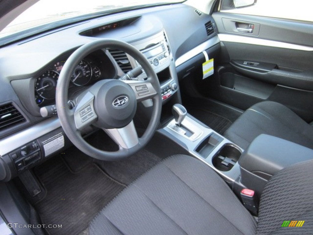 Off Black Interior 2010 Subaru Legacy 2.5i Sedan Photo #56170268