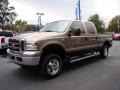 2005 Arizona Beige Metallic Ford F250 Super Duty Lariat Crew Cab 4x4  photo #4