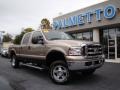 2005 Arizona Beige Metallic Ford F250 Super Duty Lariat Crew Cab 4x4  photo #30