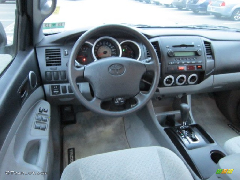 2008 Tacoma V6 Double Cab 4x4 - Indigo Ink Pearl / Graphite Gray photo #5
