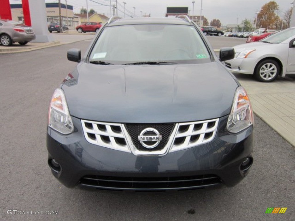 2012 Rogue SV AWD - Graphite Blue / Gray photo #2