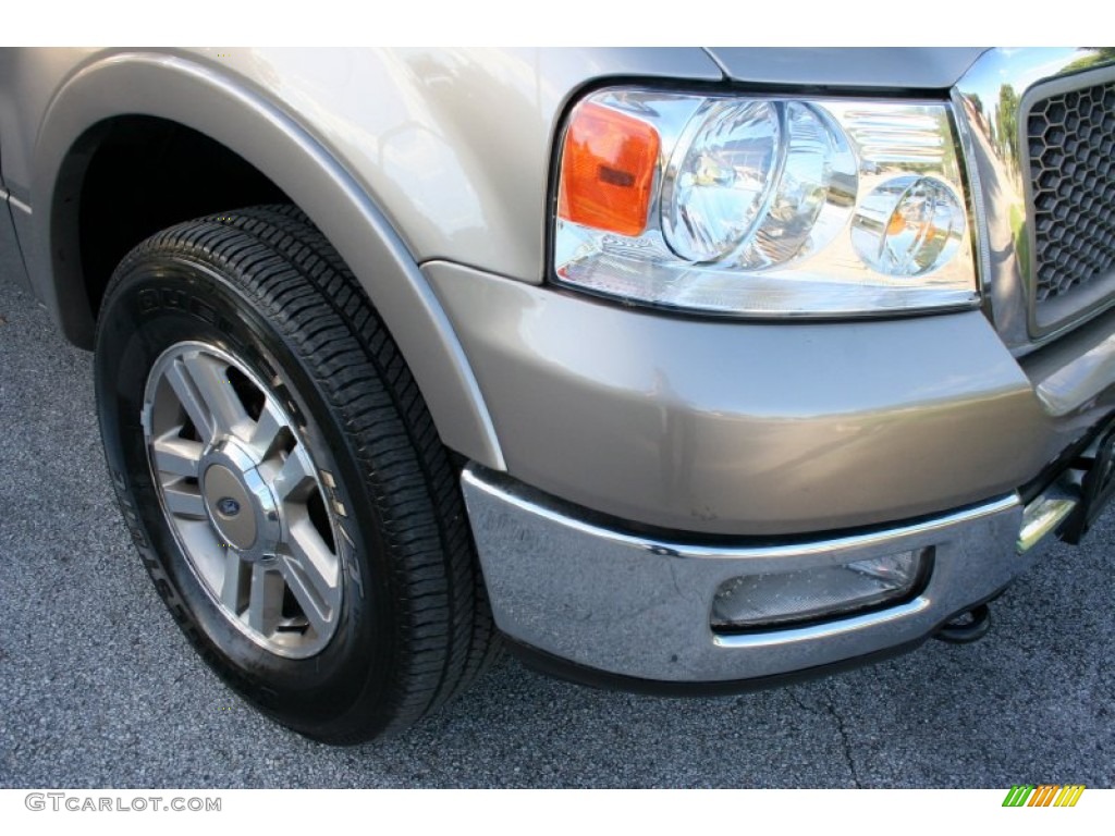 2005 F150 Lariat SuperCab 4x4 - Arizona Beige Metallic / Tan photo #19