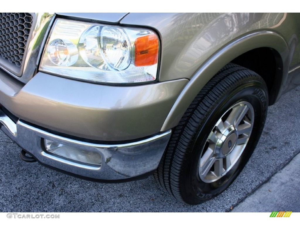 2005 F150 Lariat SuperCab 4x4 - Arizona Beige Metallic / Tan photo #20