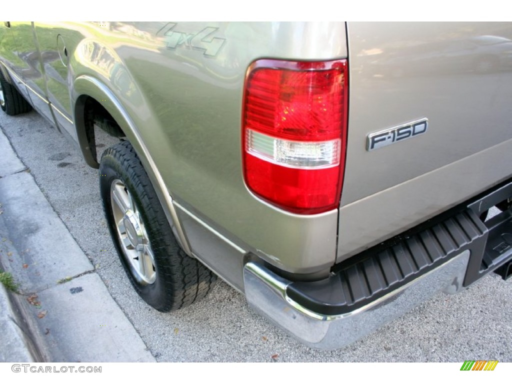 2005 F150 Lariat SuperCab 4x4 - Arizona Beige Metallic / Tan photo #23