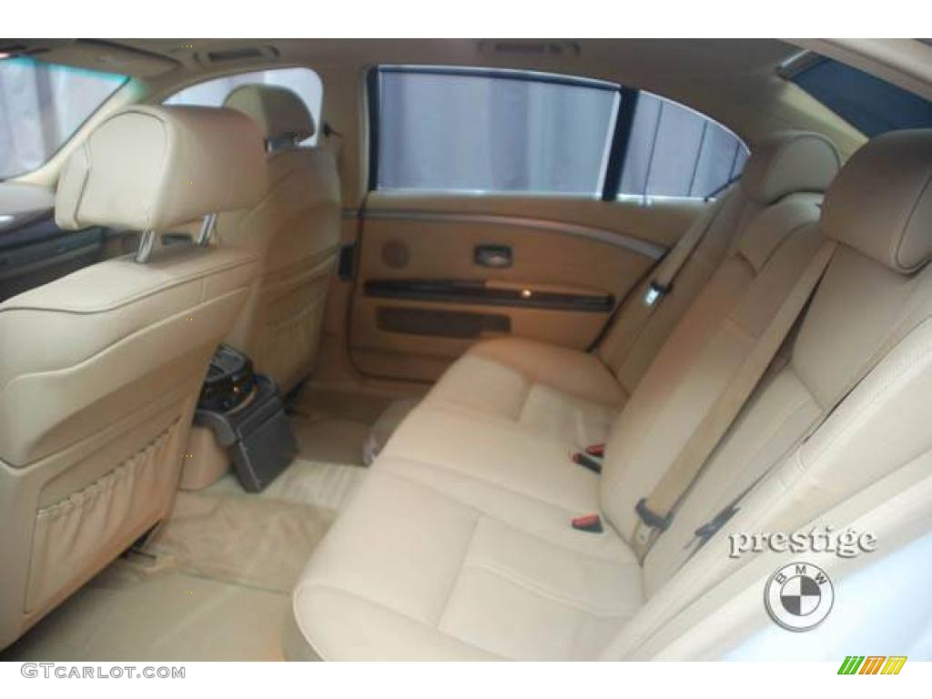 2006 7 Series 750Li Sedan - Alpine White / Dark Beige/Beige III photo #12