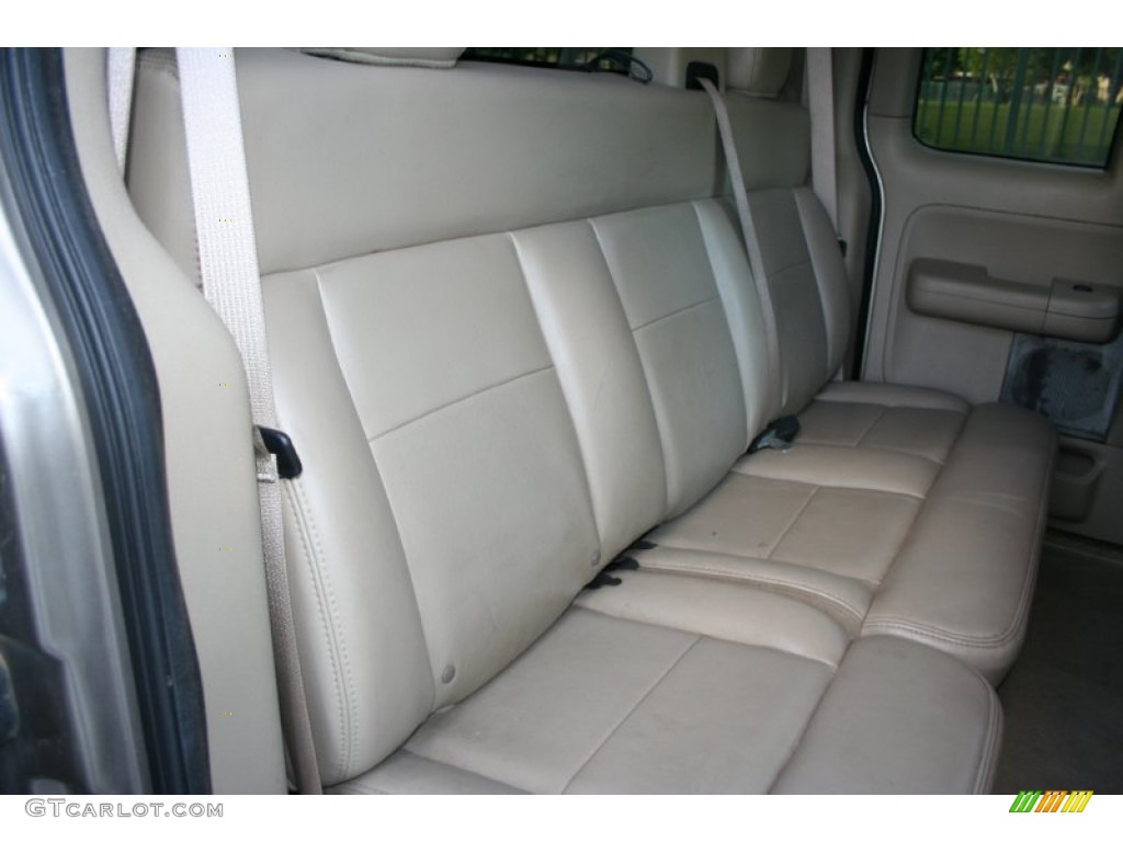 2005 F150 Lariat SuperCab 4x4 - Arizona Beige Metallic / Tan photo #48