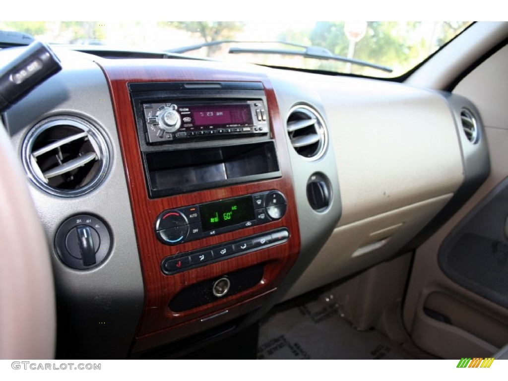 2005 F150 Lariat SuperCab 4x4 - Arizona Beige Metallic / Tan photo #81