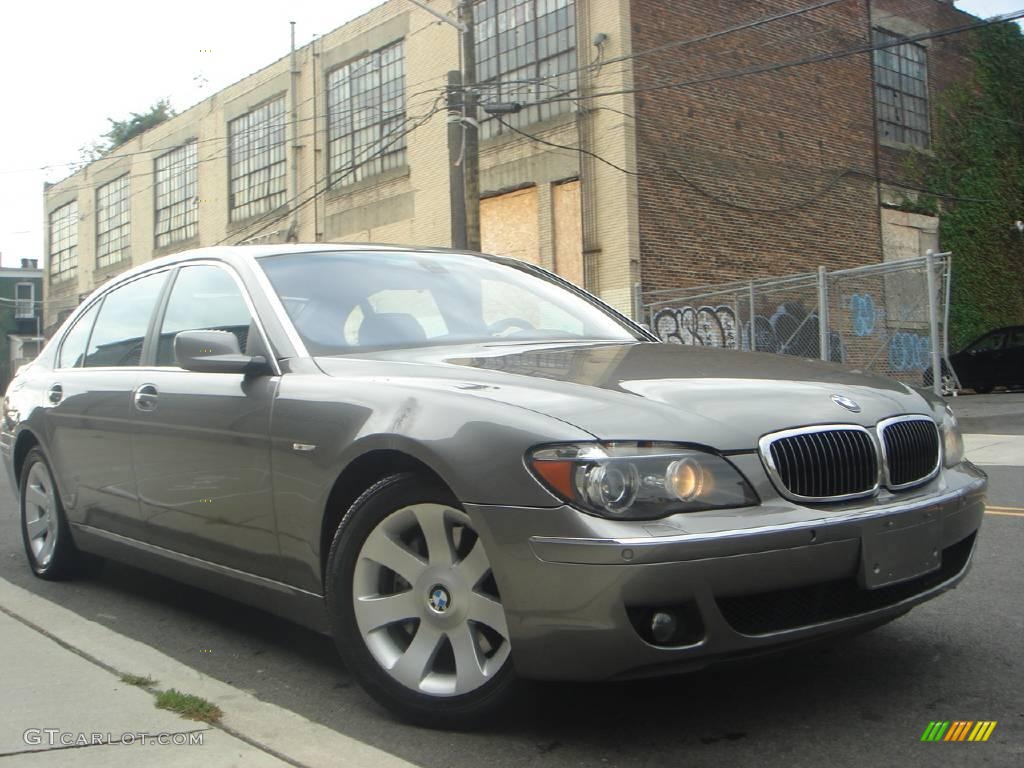2006 7 Series 750Li Sedan - Sterling Grey Metallic / Basalt Grey/Flannel Grey photo #2