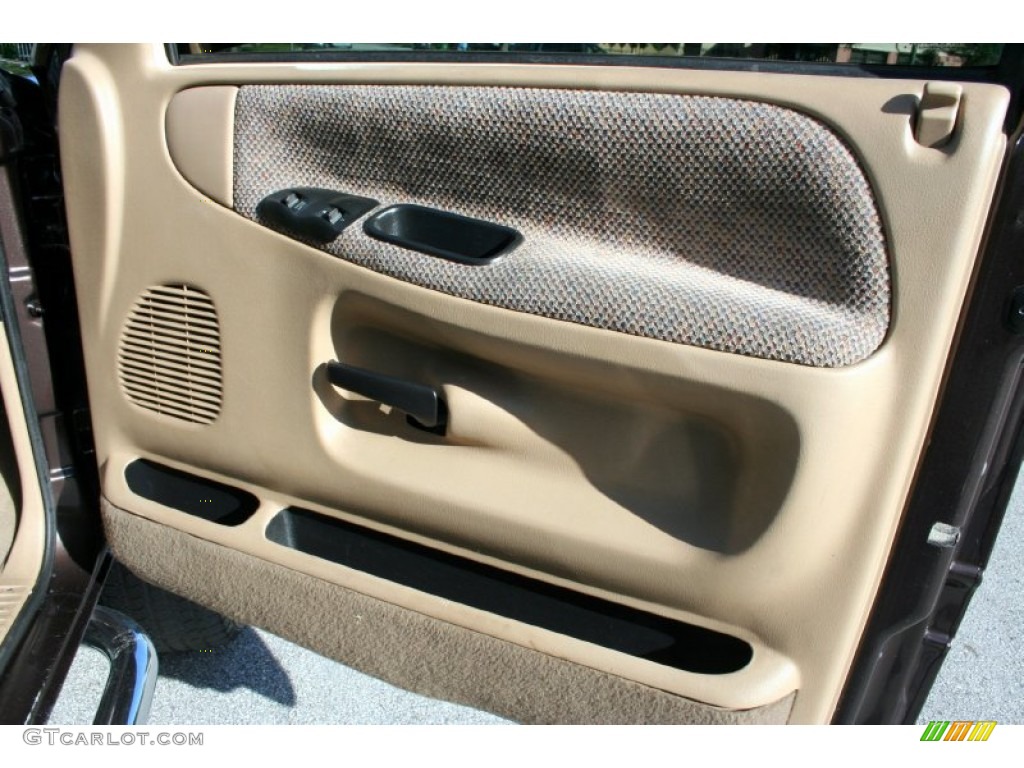 1998 Dodge Ram 2500 Laramie Extended Cab 4x4 Tan Door Panel Photo #56173949