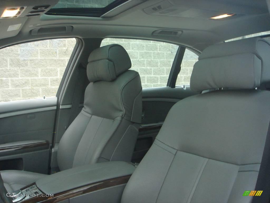 2006 7 Series 750Li Sedan - Sterling Grey Metallic / Basalt Grey/Flannel Grey photo #9