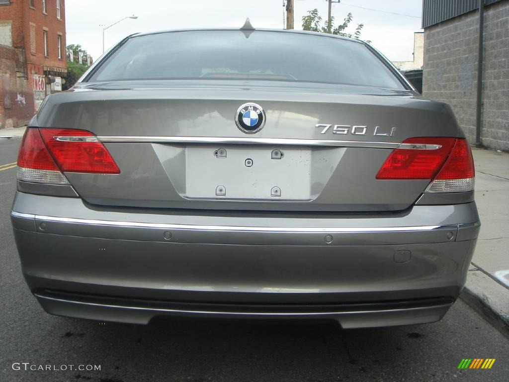 2006 7 Series 750Li Sedan - Sterling Grey Metallic / Basalt Grey/Flannel Grey photo #11