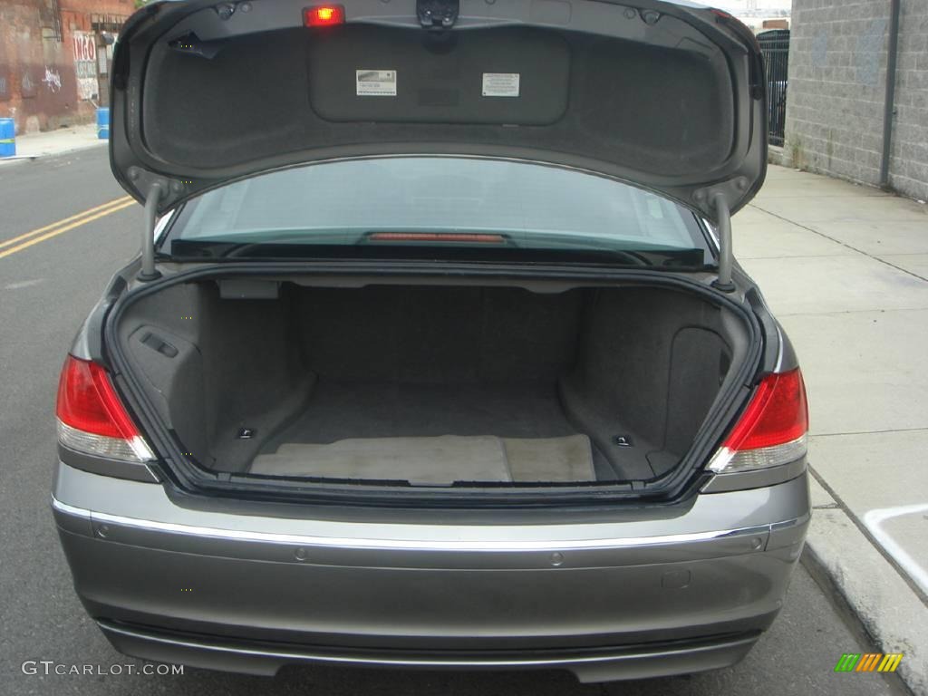 2006 7 Series 750Li Sedan - Sterling Grey Metallic / Basalt Grey/Flannel Grey photo #14