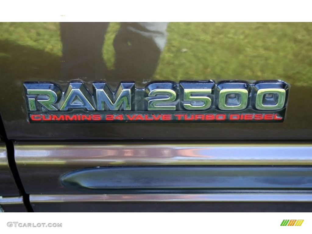 1998 Ram 2500 Laramie Extended Cab 4x4 - Dark Chestnut Pearl / Tan photo #89