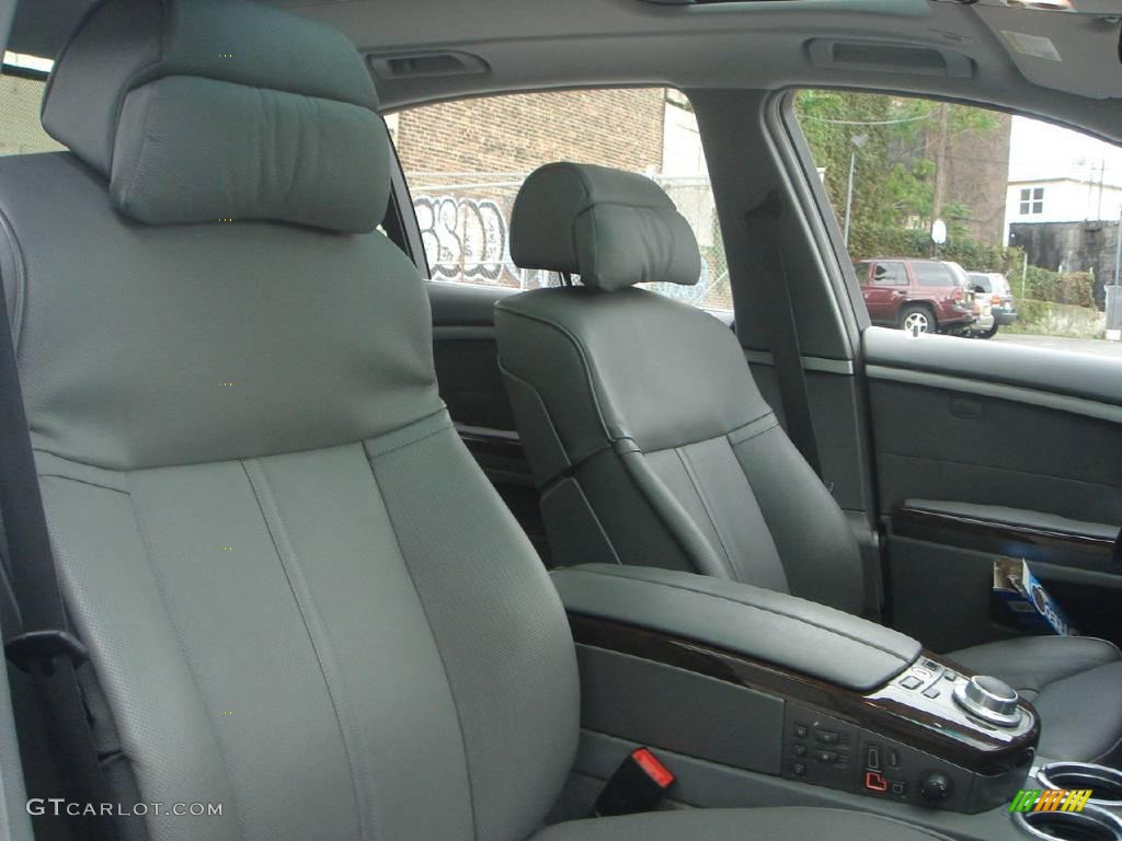 2006 7 Series 750Li Sedan - Sterling Grey Metallic / Basalt Grey/Flannel Grey photo #21