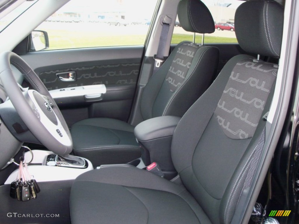 Black Soul Logo Cloth Interior 2012 Kia Soul + Photo #56174957