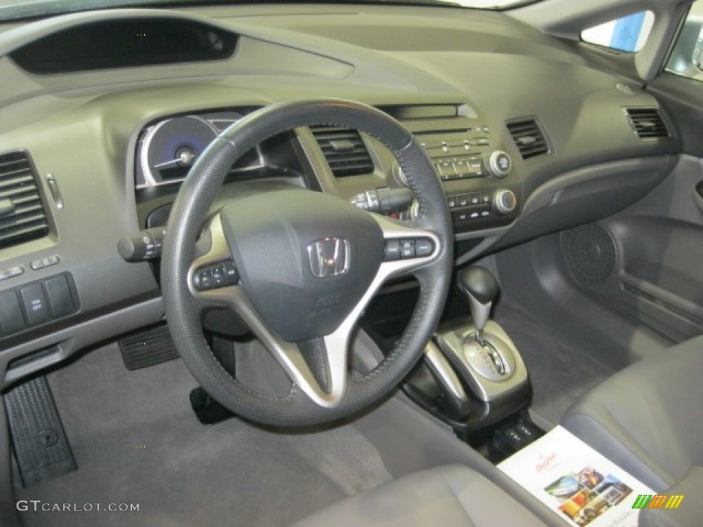 2011 Honda Civic EX-L Sedan Gray Dashboard Photo #56175572